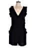Amadi Solid Black Romper Size L - photo 1