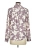 Nordstrom Rack 100% Polyester Floral Purple Long Sleeve Blouse Size M - photo 2