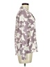 Nordstrom Rack 100% Polyester Floral Purple Long Sleeve Blouse Size M - photo 4