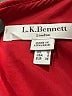 L.K. Bennett 100% Polyester Solid Red Casual Dress Size 6 - photo 7