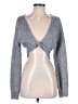 Emory Park 100% Acrylic Gray Cardigan Size S - photo 1