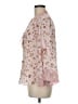 Hale Bob Pink 3/4 Sleeve Blouse Size M - photo 5