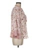 Hale Bob Pink 3/4 Sleeve Blouse Size M - photo 4