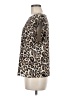 Alice + Olivia Animal Print Brown Short Sleeve Blouse Size M (estimated) - photo 5