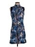 Tail Graphic Blue Cocktail Dress Size S - photo 1