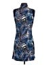 Tail Graphic Blue Cocktail Dress Size S - photo 2