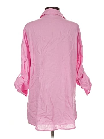 Love Tree 3/4 Sleeve Button-Down Shirt (view 2)
