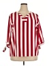 Unbranded 100% Polyester Red 3/4 Sleeve Blouse Size 2X - photo 1