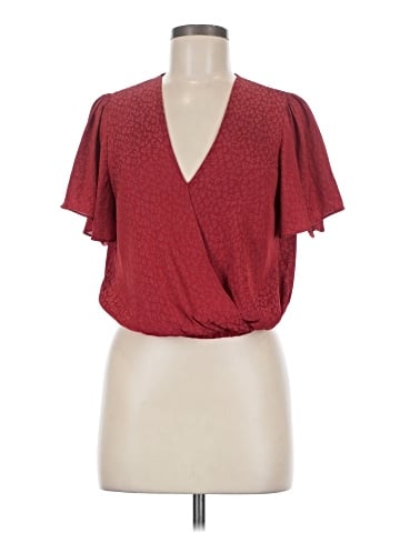 ASTR The Label Short Sleeve Blouse (view 1)