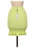 BCBGeneration Solid Green Casual Skirt Size M - photo 2