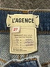 L'Agence Blue Denim Shorts Size 27 waist - photo 3