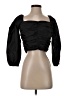 J.Crew 100% Polyester Black 3/4 Sleeve Blouse Size 4 - photo 1