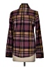 Faherty Plaid Burgundy Long Sleeve Blouse Size S - photo 2
