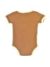 Unbranded Color Block Brown Short Sleeve Onesie 0-3 MO / 3 MO - photo 2