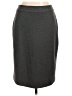 Adrienne Vittadini Solid Gray Casual Skirt Size L (estimated) - photo 1