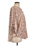Maurices 100% Polyester Paisley Tan 3/4 Sleeve Blouse Size L (estimated) - photo 4