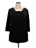 Elementz Black 3/4 Sleeve T-Shirt Size 1X - photo 1