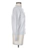 Theory 100% Wool Silver Long Sleeve Blouse Size S - photo 4
