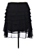 JS Collections 100% Polyester Solid Black Formal Skirt Size 16 - photo 2