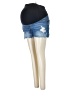 Isabel Maternity Blue Denim Shorts Size 6 Maternity - photo 1