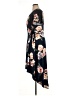 Fortune + Ivy Floral Black Blue Casual Dress Size 1X - photo 5