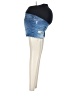 Isabel Maternity Blue Denim Shorts Size 6 Maternity - photo 4