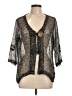 Nina Leonard Silver Cardigan Size L - photo 1