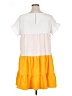 Unbranded Color Block Orange Casual Dress Size XL - photo 2