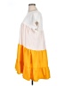Unbranded Color Block Orange Casual Dress Size XL - photo 5