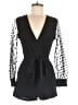 Shein Polka Dots Black Romper Size 6 - photo 1