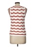 Veronica Beard Chevron-herringbone White Sweater Vest Size L - photo 2