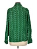Assorted Brands 100% Rayon Paisley Green Long Sleeve Blouse Size L - photo 2