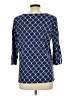 Talbots Blue 3/4 Sleeve Blouse Size L - photo 2