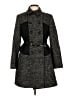 Betsey Johnson Black Wool Coat Size 12 - photo 1