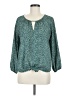 West Kei 100% Polyester Teal 3/4 Sleeve Blouse Size M - photo 1