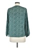 West Kei 100% Polyester Teal 3/4 Sleeve Blouse Size M - photo 2