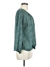 West Kei 100% Polyester Teal 3/4 Sleeve Blouse Size M - photo 4