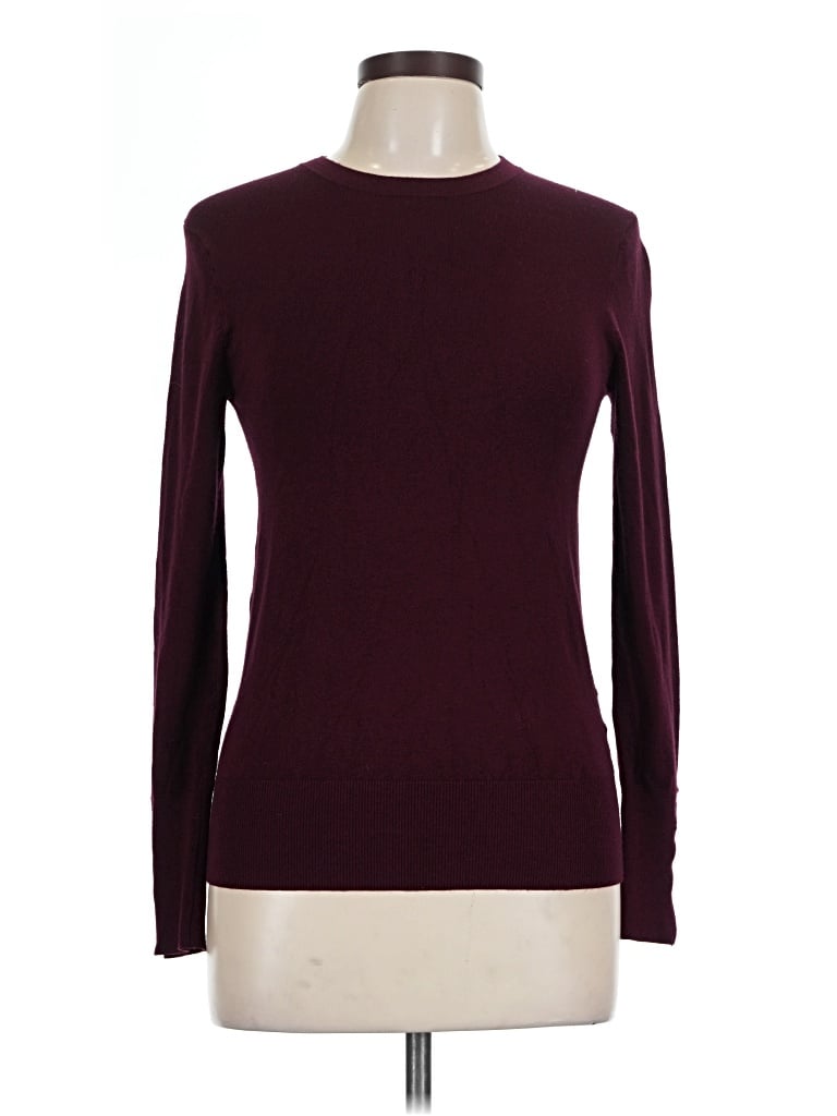 Pre-owned Zara Turtleneck Sweater In Burgundy