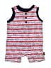 Lee Stripes Red Short Sleeve Onesie Size 0-3 mo - photo 1