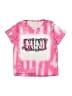 Unbranded 100% Polyester Animal Print Pink Short Sleeve T-Shirt Size 120 cm / US 6X - photo 1