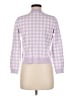 Maje Checkered-gingham Purple Cardigan Size Med (2) - photo 2