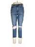 Good American Color Block Blue Jeans Size 16 - photo 1