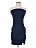 Commense Solid Blue Cocktail Dress Size S - photo 1