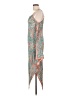 Tiny 100% Rayon Paisley Teal Casual Dress Size L - photo 5