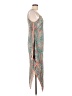 Tiny 100% Rayon Paisley Teal Casual Dress Size L - photo 4