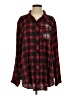 Disney Plaid Red Long Sleeve Button-Down Shirt Size 2X - photo 1