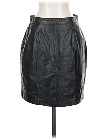Byrnes & Baker Leather Skirt (view 1)