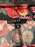 iris Floral Black Cocktail Dress Size M - photo 7