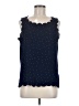 Elle Blue Sleeveless Blouse Size M - photo 1