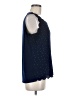 Elle Blue Sleeveless Blouse Size M - photo 4